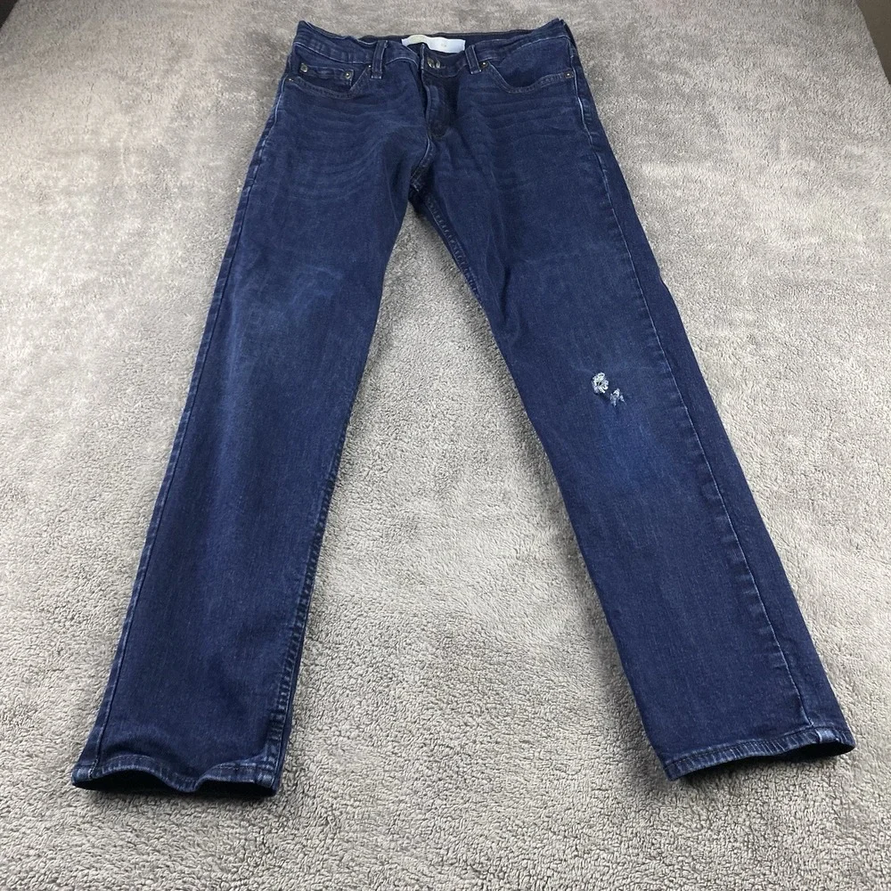Signature by‎ Levis Gold Slim Fit Jeans Mens 30x30 Blue Dark Wash Low Rise